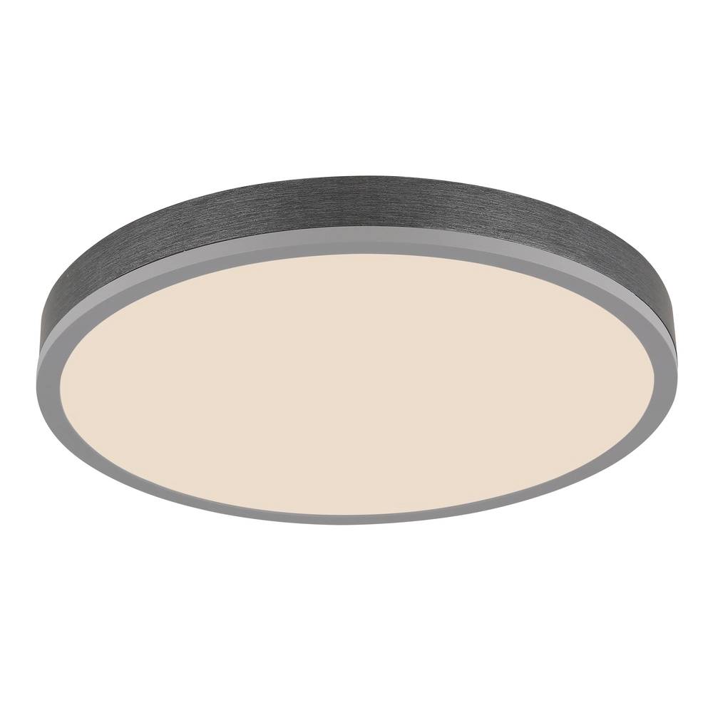 Design-Deckenlampe Doro Ø 45 cm silbergrau