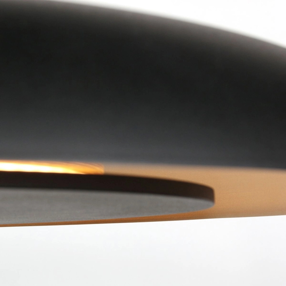 Pendelleuchte Golden Veil schwarz Ø 60cm Steinhauer 8712746180305