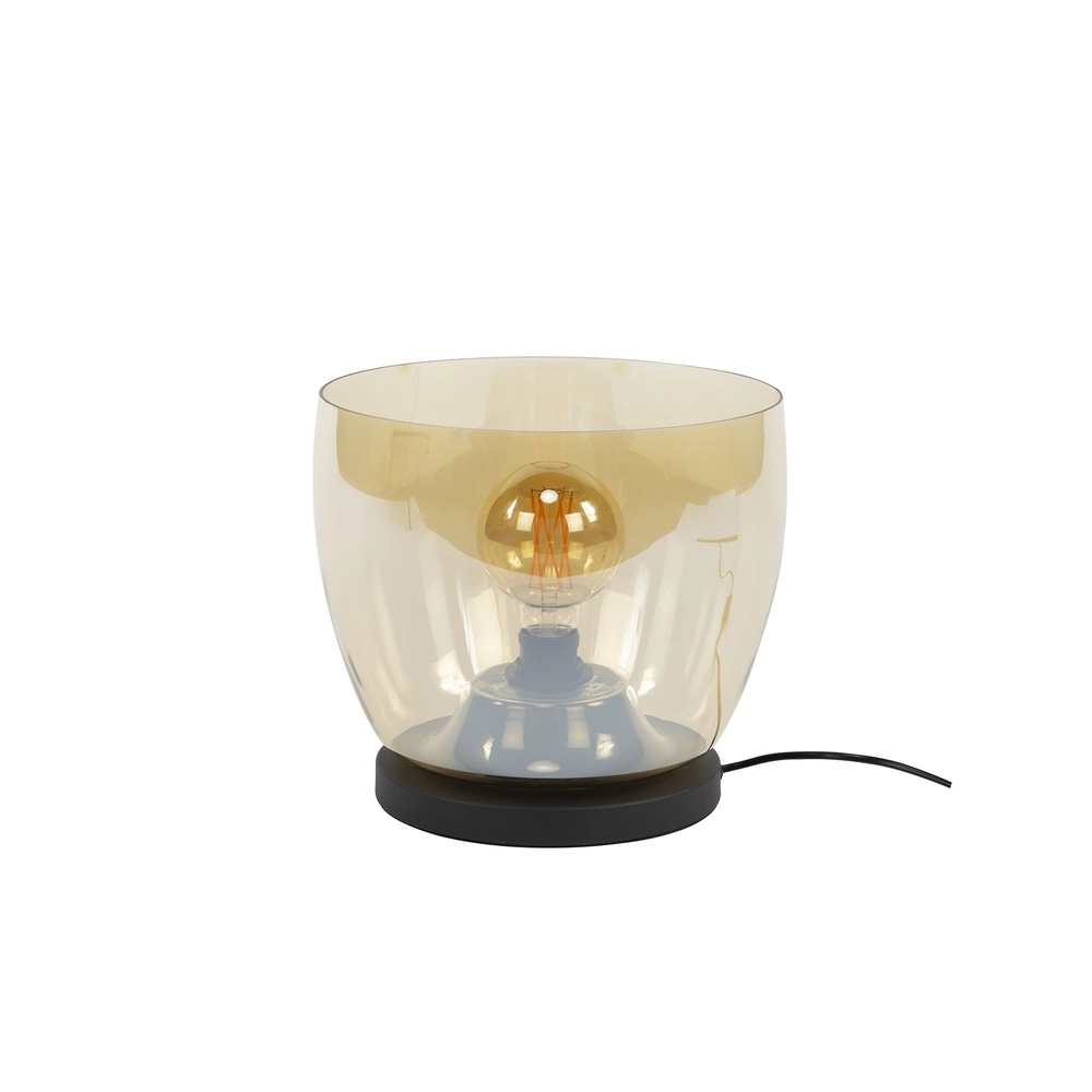 Bernsteinglas der Stehlampe UP Ø 29 cm – 27 cm hoch Lyora 8716803512580