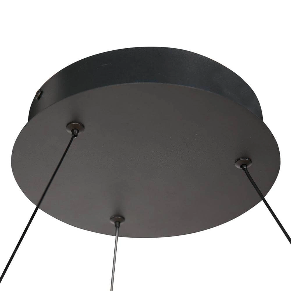 Design-Pendelleuchte Ringlux schwarz Ø 100cm Steinhauer 8712746171686