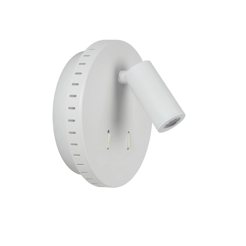 Nachttischlampe Bentjer Weiß