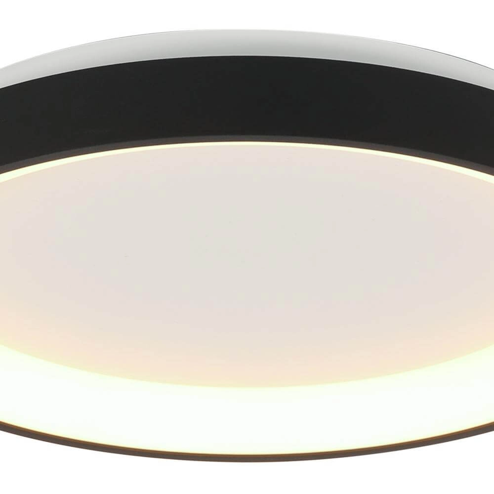 Deckenlampe Ringlede Design schwarz Ø 38cm Steinhauer 8712746171952