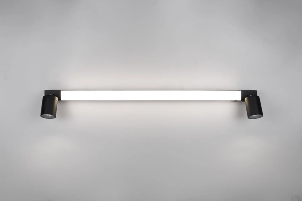 Spiegellampe Enrico 90cm - schwarz Trio 4017807615654