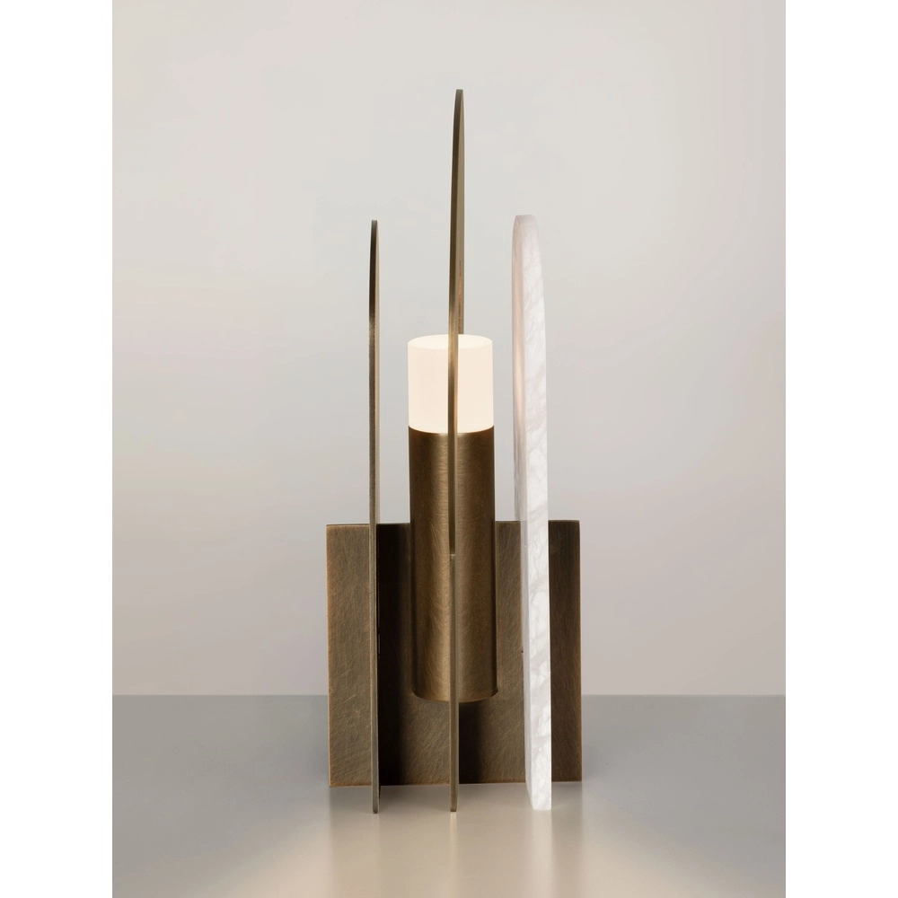 Design-Tischlampe Aviel Antikes Messing Lyora 5212063503809
