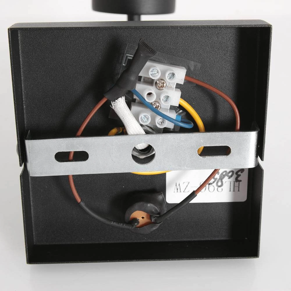 Wandleuchte Stang mit Dimmer schwarz und Strohkappe Steinhauer 8712746172096