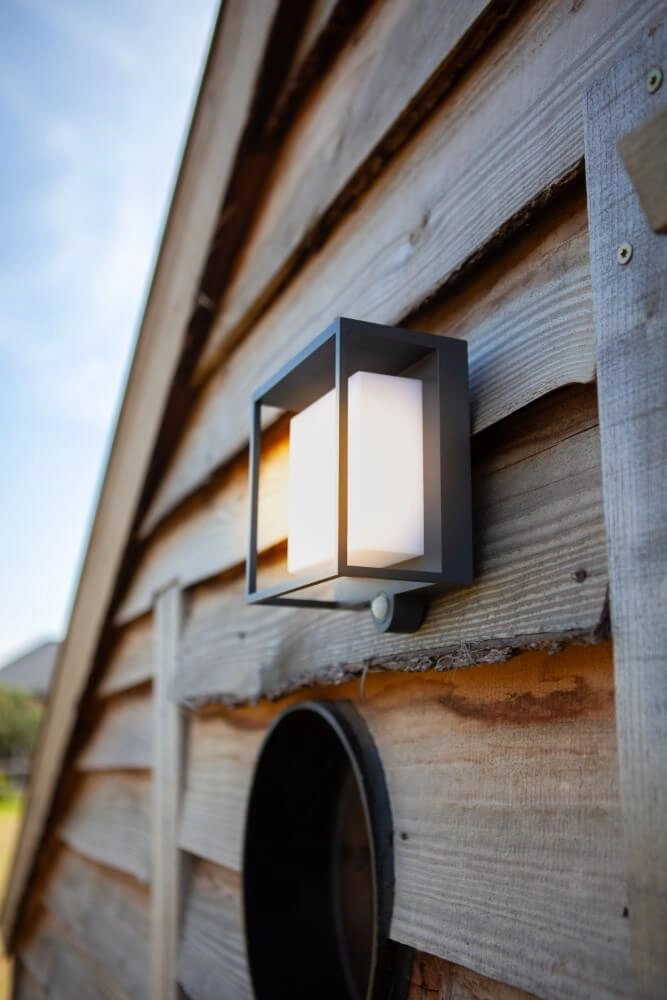 Solar wall lamp Curtis anthracite Lutec 6939412010052
