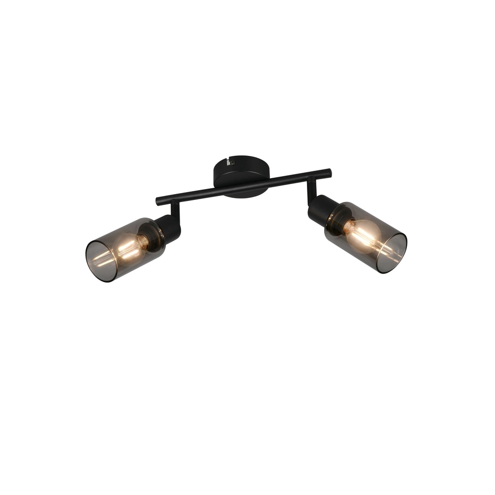 Design-Deckenlampe Mars 2-Licht Schwarz Trio 4017807670479