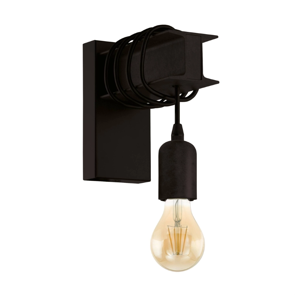 Wandleuchte Townshend 6 schwarz