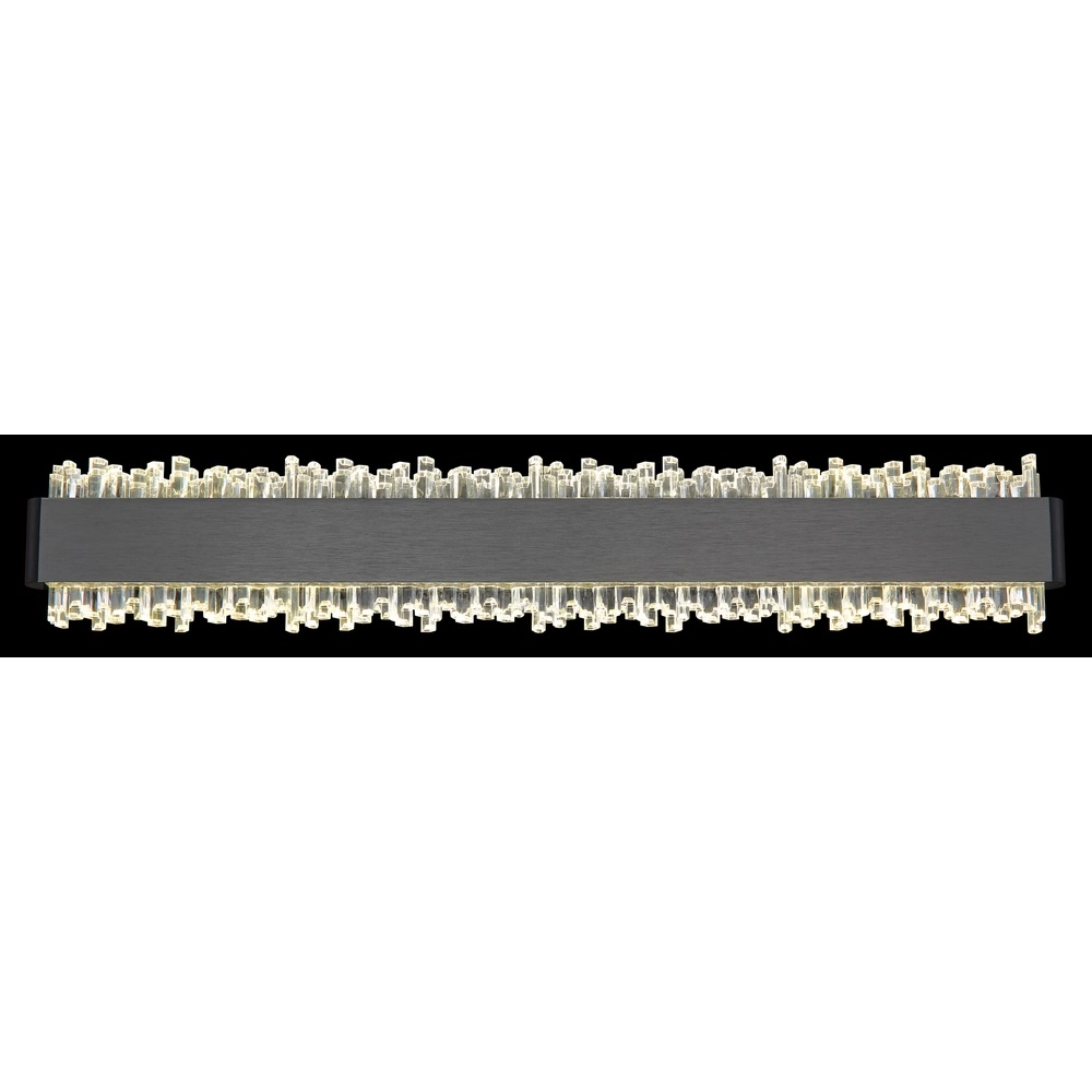 Schwarze Wandlampe Stalagmita 48 cm Globo 9007371566754