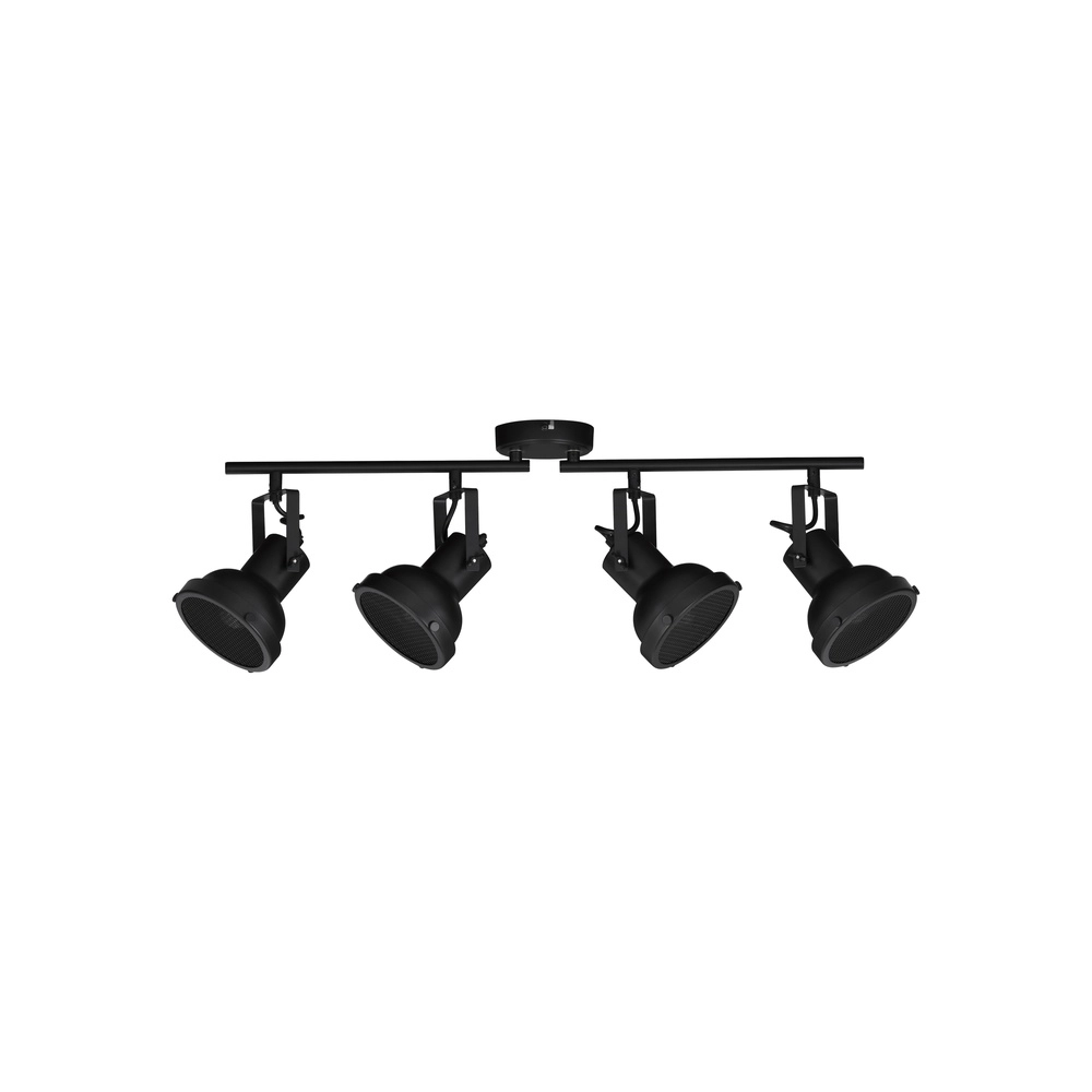 Deckenlampe Ruvi 4-flammig schwarz Lyora 5212017446381