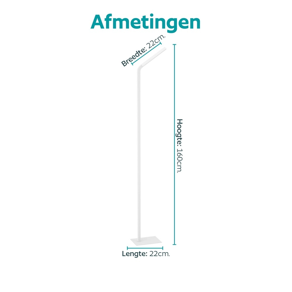 Design-Stehlampe Mirante Weiß Eglo 9008606392391