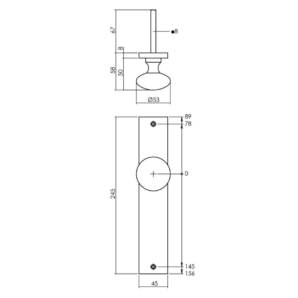 Tasten-Schutz Kurano anthrazit Intersteel 8714186559710