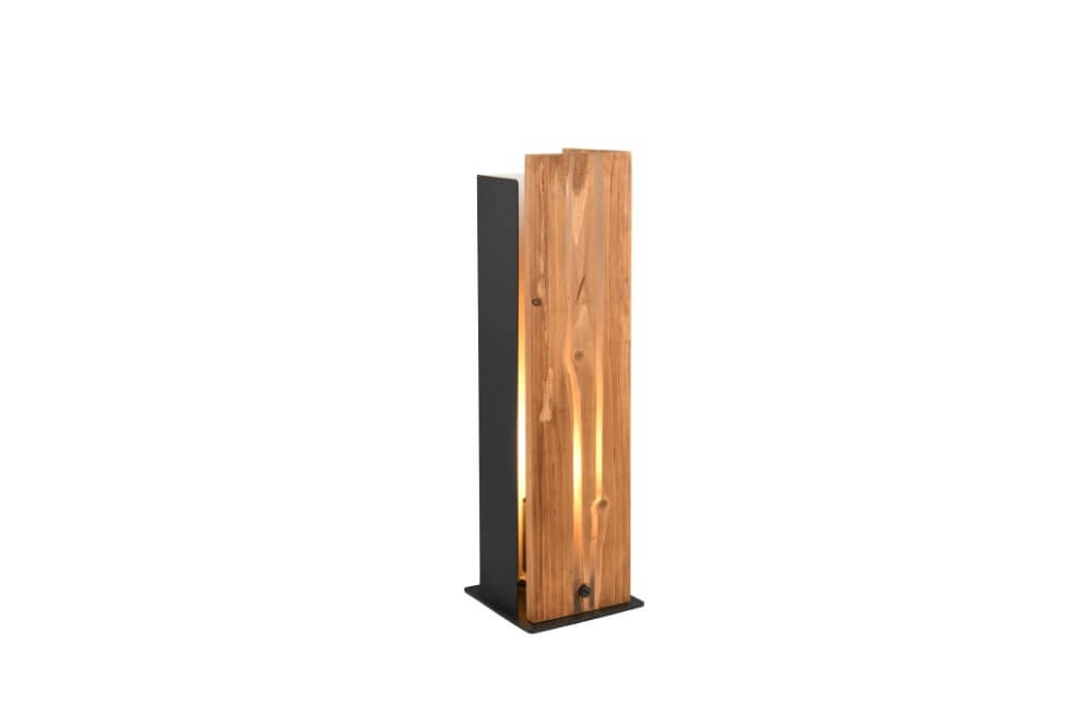 Tischlampe aus Holz Karuni Trio 4017807616491