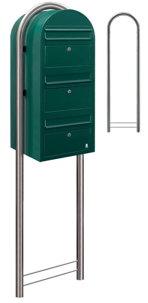 Briefkasten Trio 6005 Dunkelgrün Bobi 6417237015068