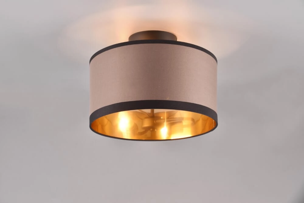 Deckenleuchte Davos Taupe Trio 4017807574357