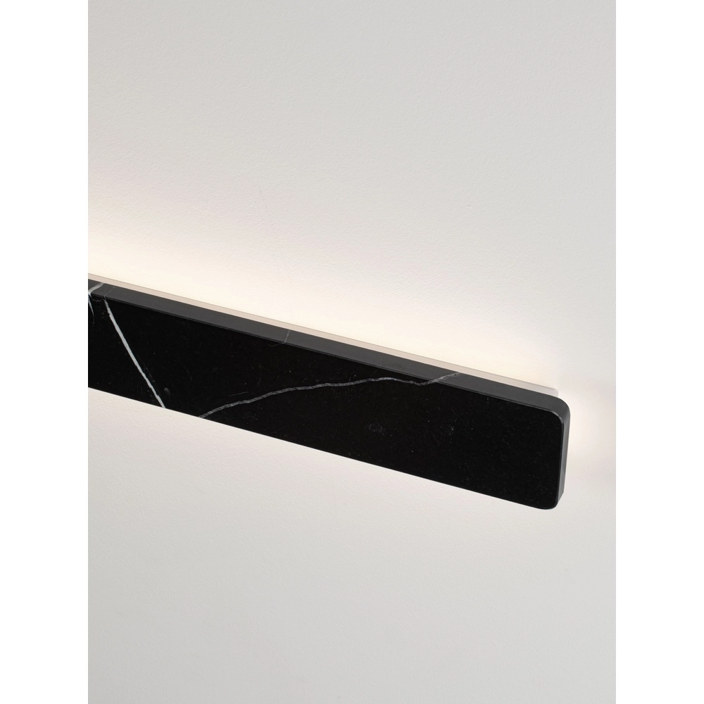 Elegante Wandlampe Alyssa Schwarzer Marmor