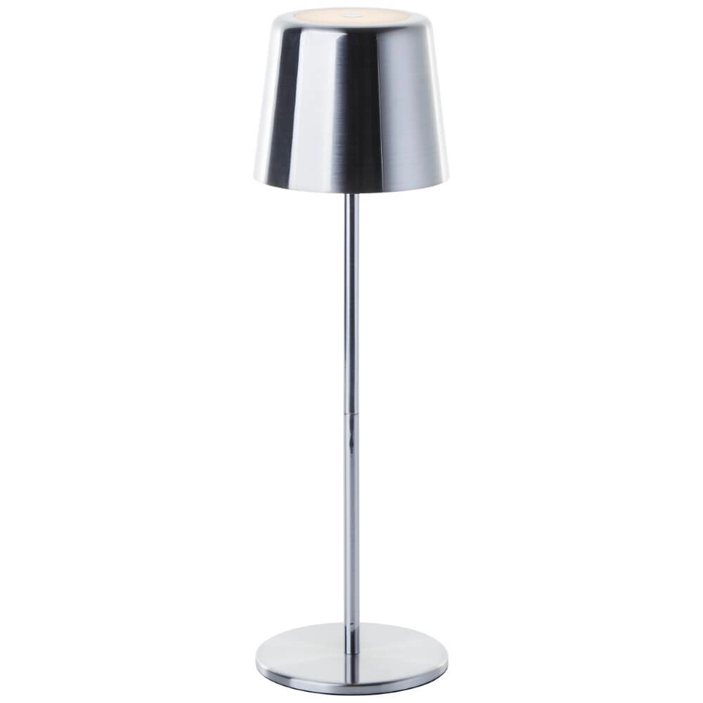 Wiederaufladbare Tischlampe Xaana Nickel Brilliant 4004353441462