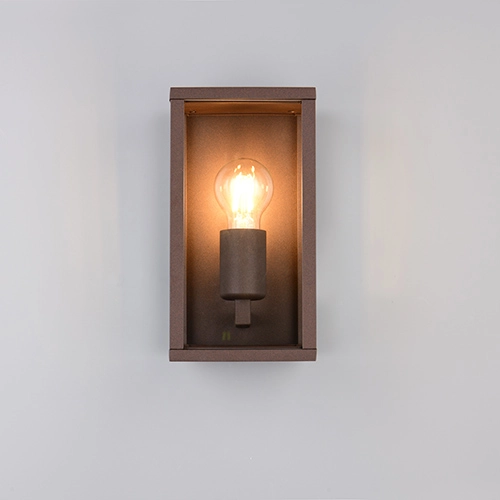 Moderne Wandlampe Garonne S rostbraun Trio 4017807687378