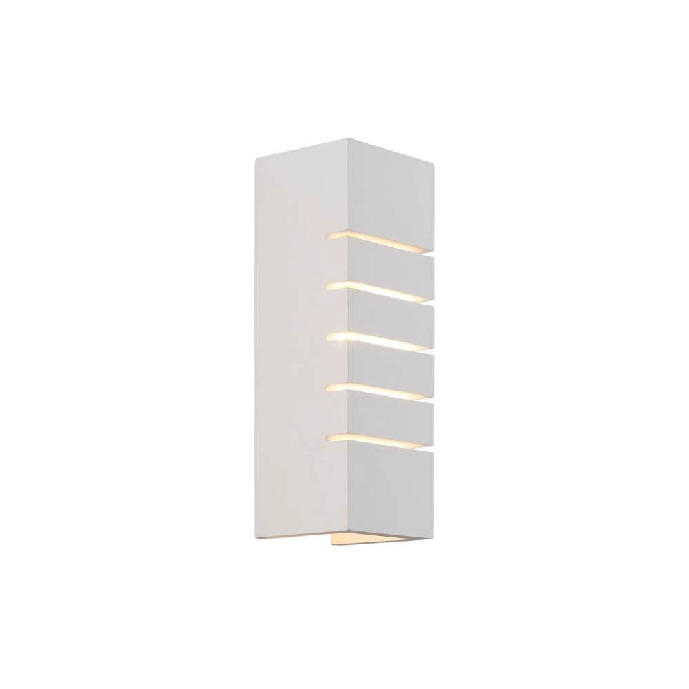Design-Wandleuchte Lancio Rechteck weiß