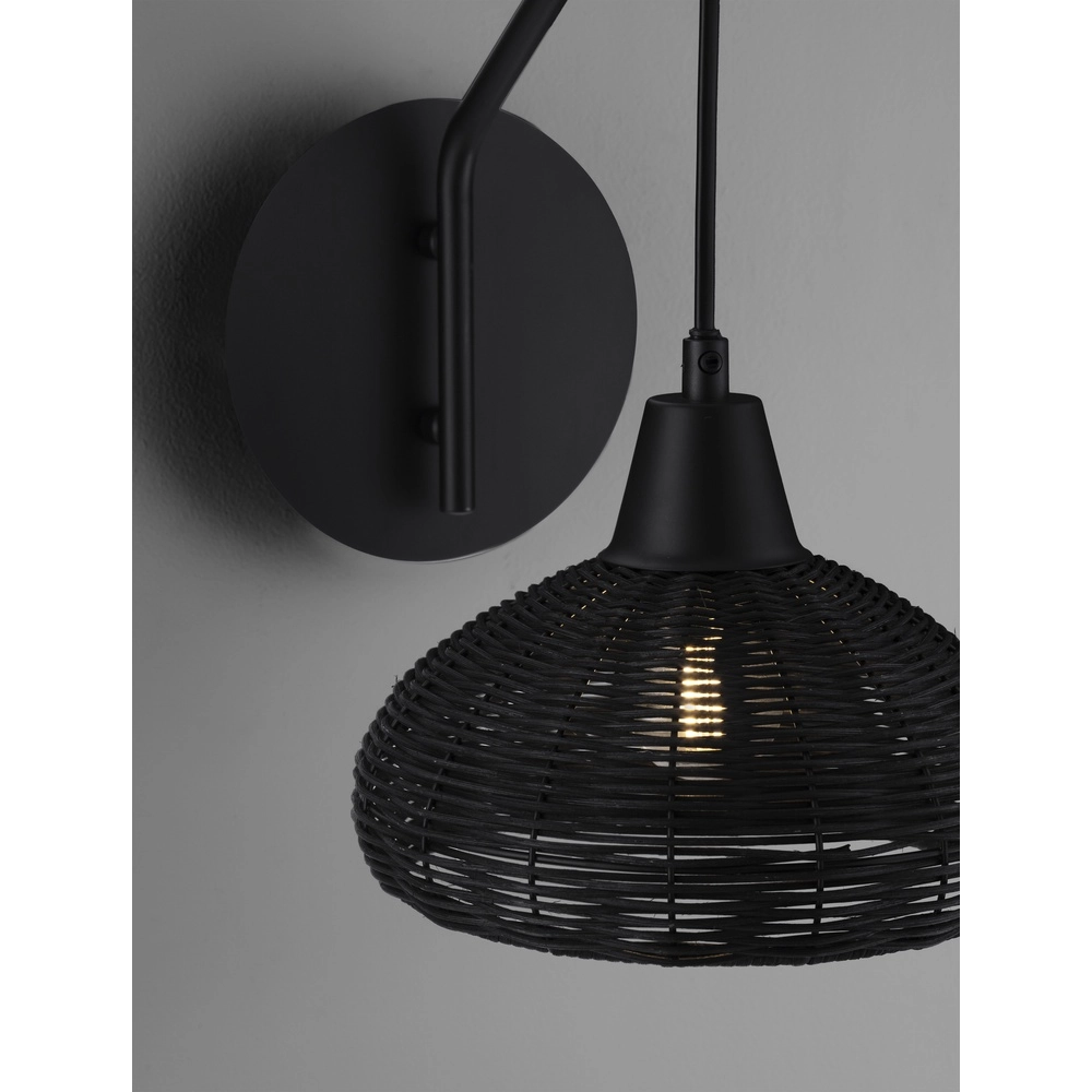 Wandleuchte Fado schwarz Lyora 5212017453020