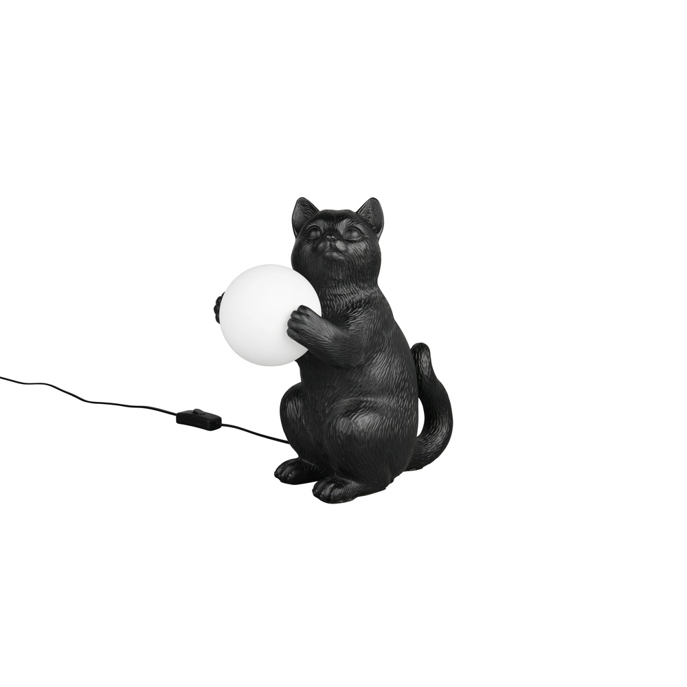 Tischlampe Gatio Schwarz Trio 4017807682076