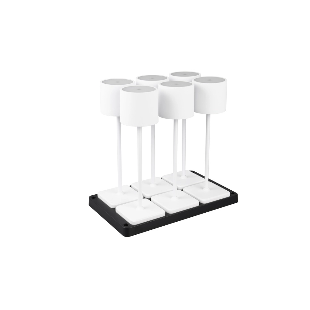 Set mit 6 Tischlampen Fernandez weiß Trio 4017807601671