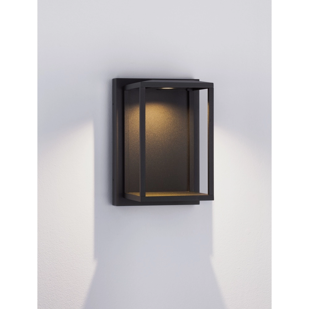 Schwarze Wandleuchte Prive ca. 25cm