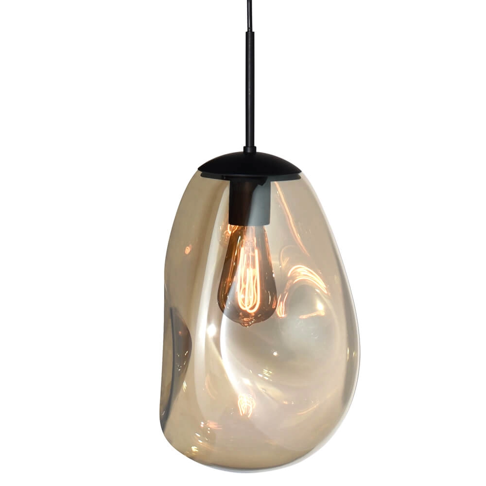 Hängelampe aus Glas Lava 3x Goldglas Ø 22,5cm Masterlight 8718121279930