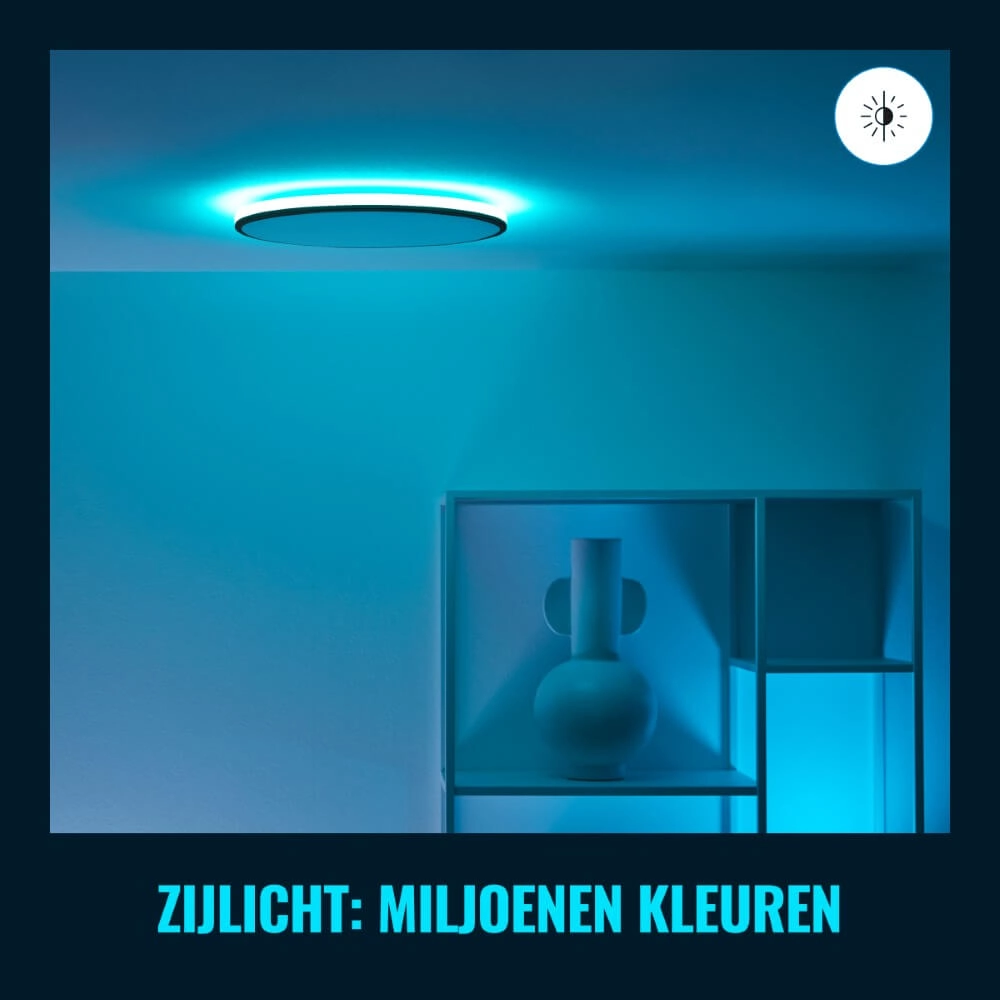 Intelligente Deckenleuchte Rune Ø 40cm - schwarz WiZ 8719514554290