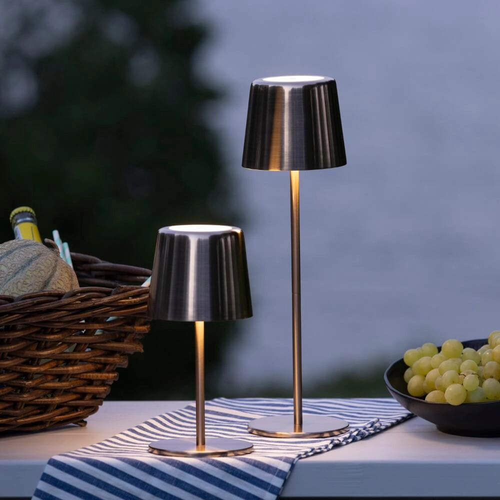 Wiederaufladbare Tischlampe Xaana Kupfer Brilliant 4004353441448