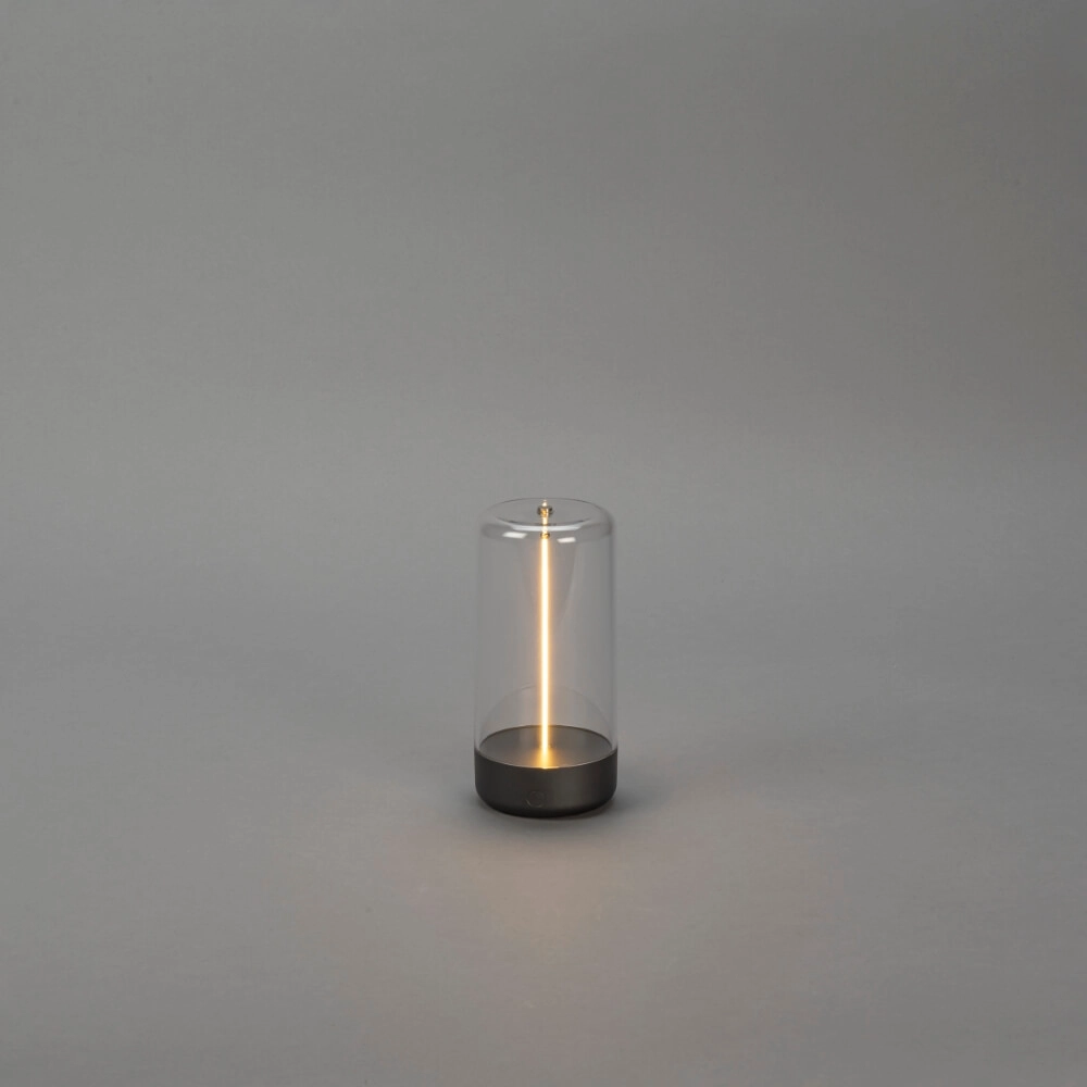 Wiederaufladbare Lampe Edison XS anthrazit KonstSmide 7318307849370