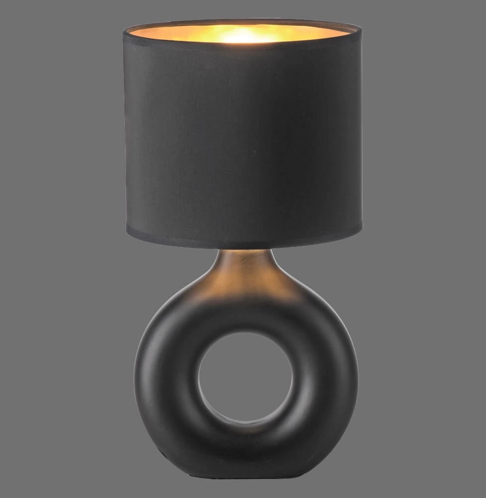 Tischlampe Carara Schwarz Just Light 4043689004842