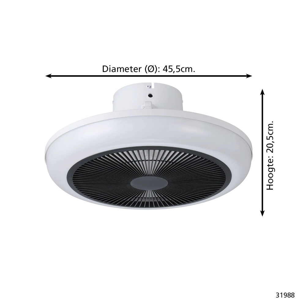 Design-Deckenventilator Sayulita weiß Eglo 9002759319984