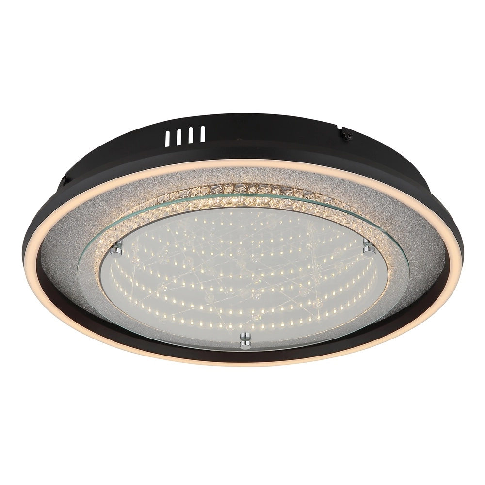 Schwarze Deckenlampe Mirrora Ø 40cm Globo 9007371566853