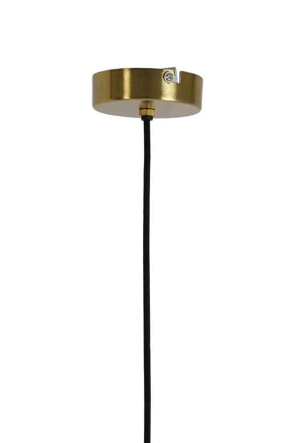 Pendelleuchte Pleat gold mit braun Ø 30cm Light & Living 8717807687786