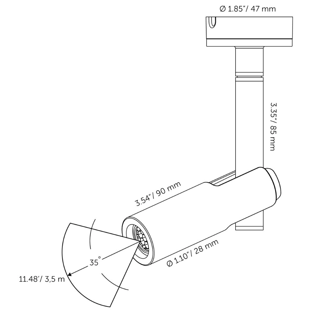 Strahler Aim Ceiling 12 Volt In-lite 8717051006616