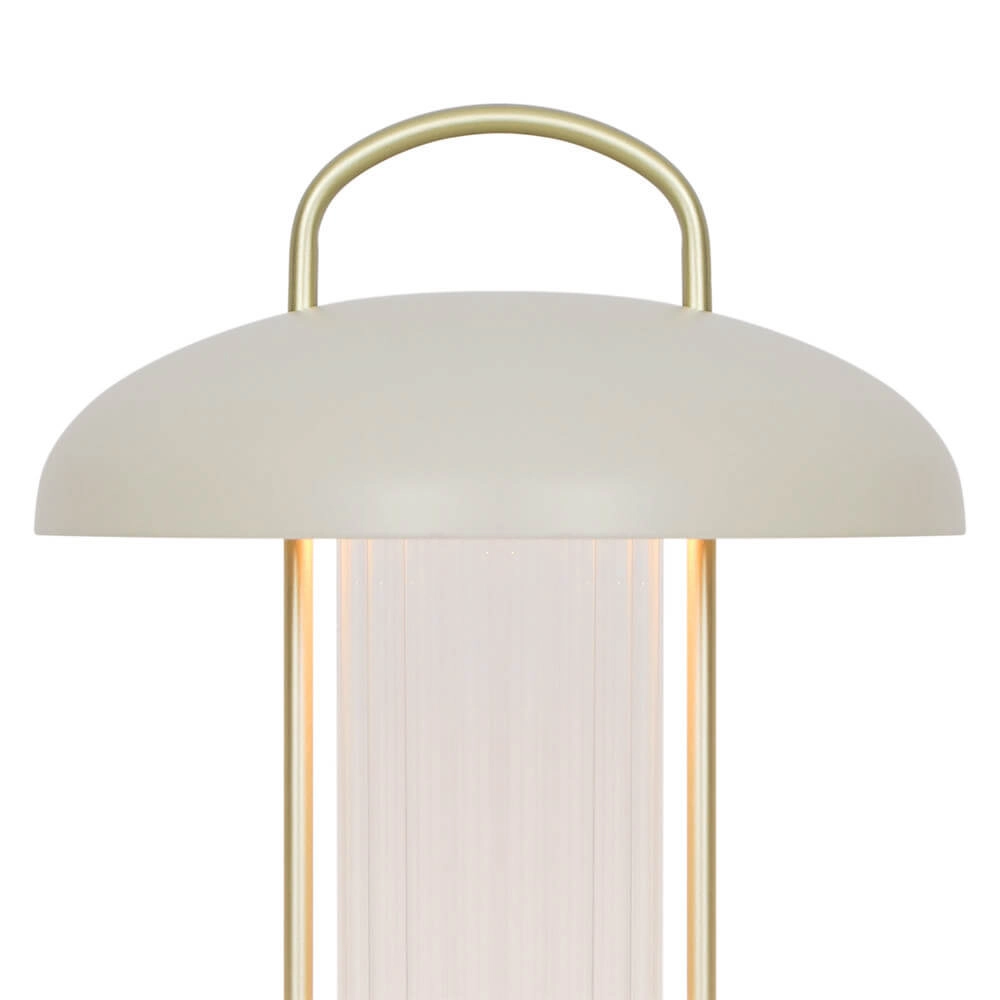 Tischlampe Mirano Sand Braun Wiederaufladbar Nordlux 5704924024603