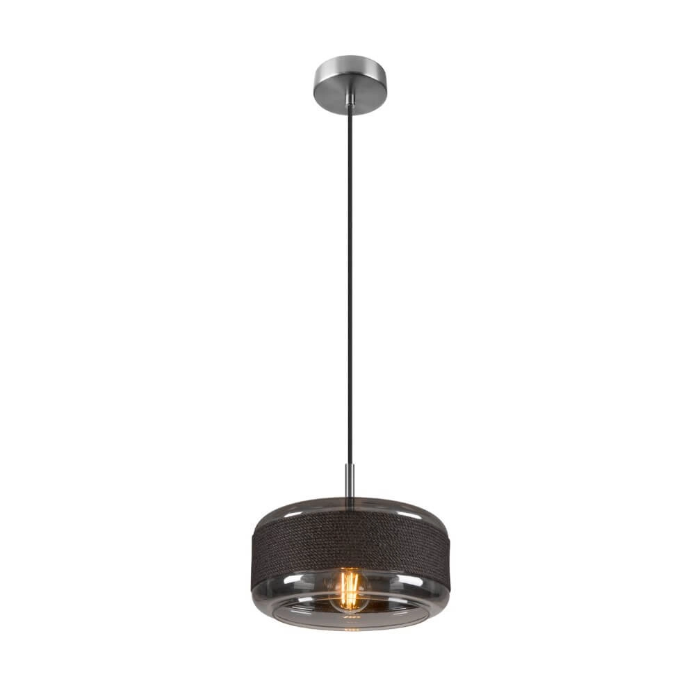 Hängelampe Pantilo Rope 27 Rauchglas - Ø 25cm SLV 4024163280839