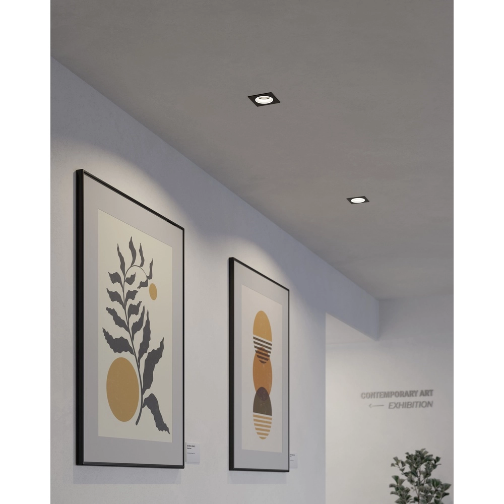 Zigbee-Vertiefungspunkt Carosso-Z Schwarz – Quadrat Eglo 9008606259793