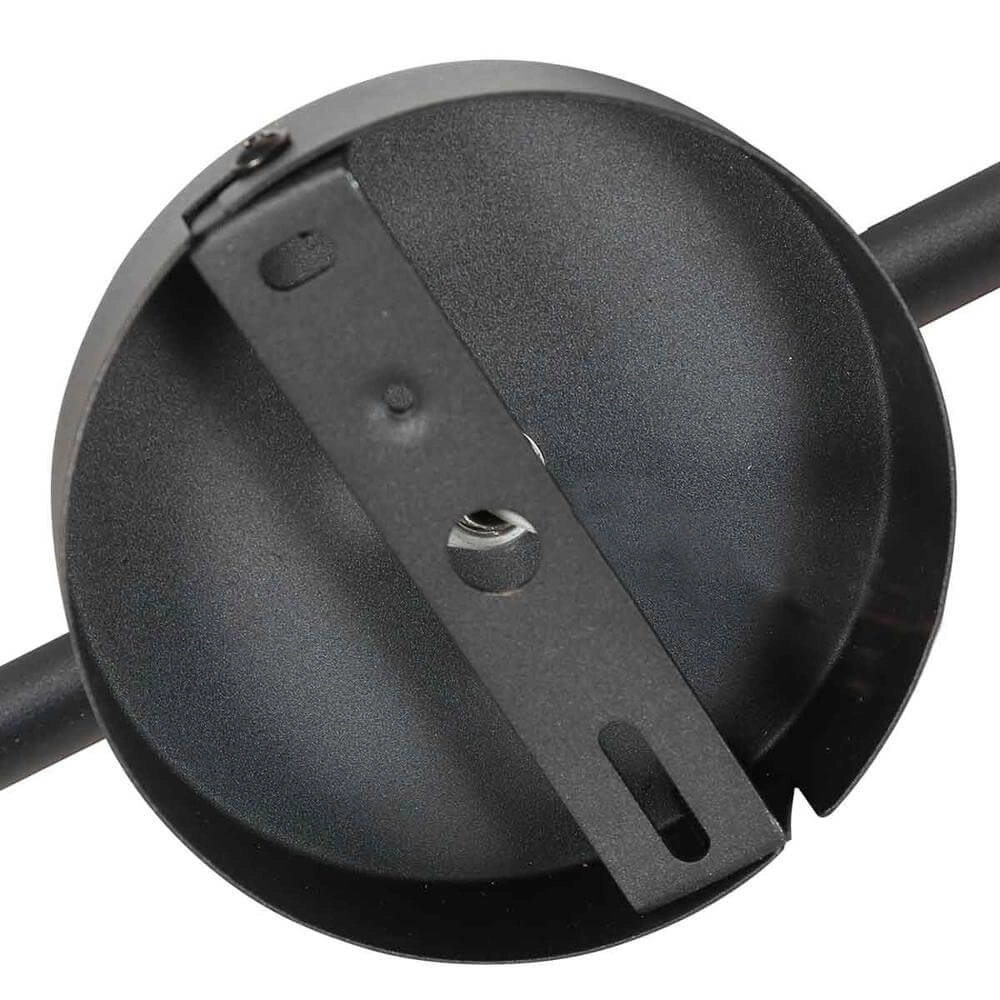 Deckenlampe Oeroe schwarz mit gold 2-flammig Steinhauer 8712746176339