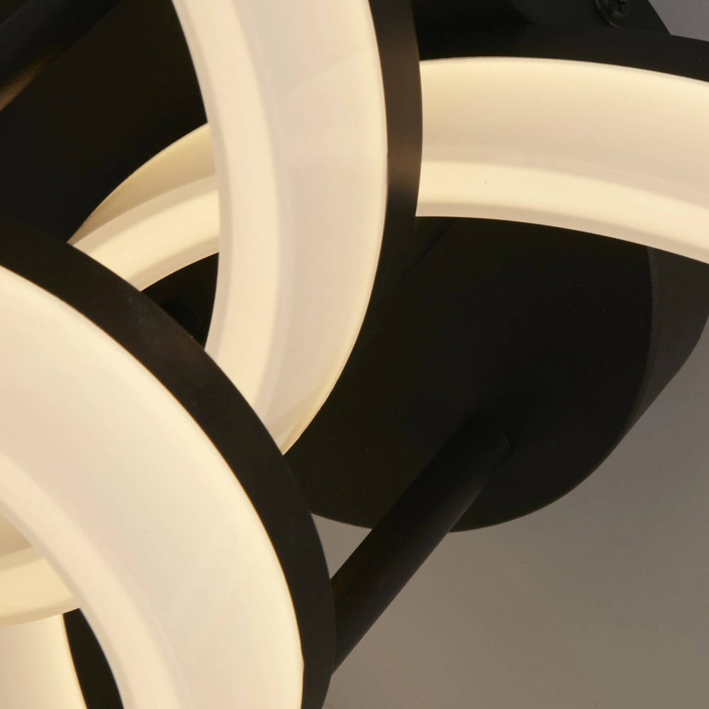 Deckenlampe Triple schwarz Searchlight 5053423302966