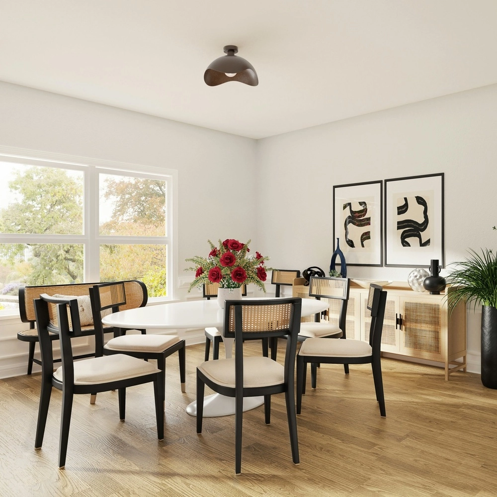 Design-Deckenlampe Volta Ø 40cm – wellig – Kakao Masterlight 8718121395753