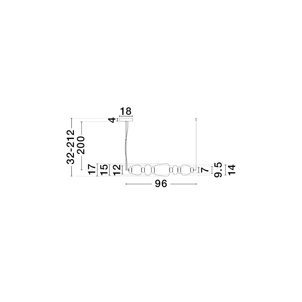 Pendelleuchte Palo Horizontal Lyora 5212017483744
