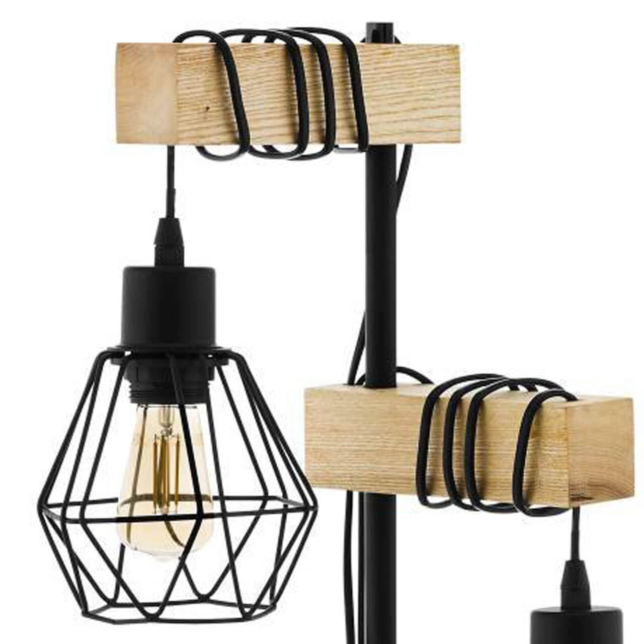 Stehlampe aus Holz Townshend 5 Eglo 9002759440817
