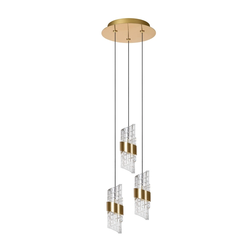 Design-Pendellampe Kligande 3-Licht Gold