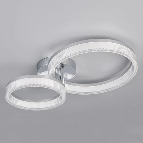 Moderne Deckenlampe Mova S-Chrom Trio 4017807682175