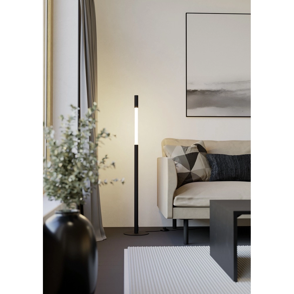 Elegante Stehlampe Parabita Schwarz-Weiß Eglo 9008606392414