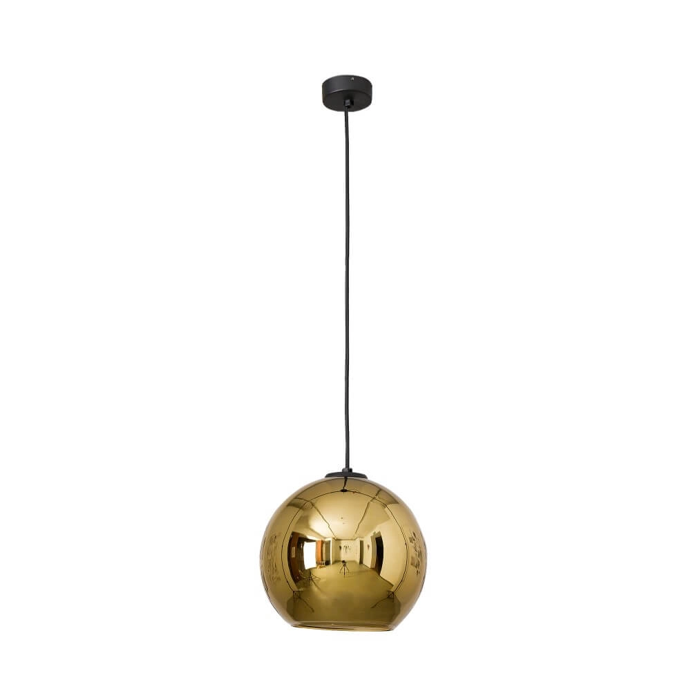 Kugel-Hängelampe Polaris Ø 25cm gold Lyora 5903139905794