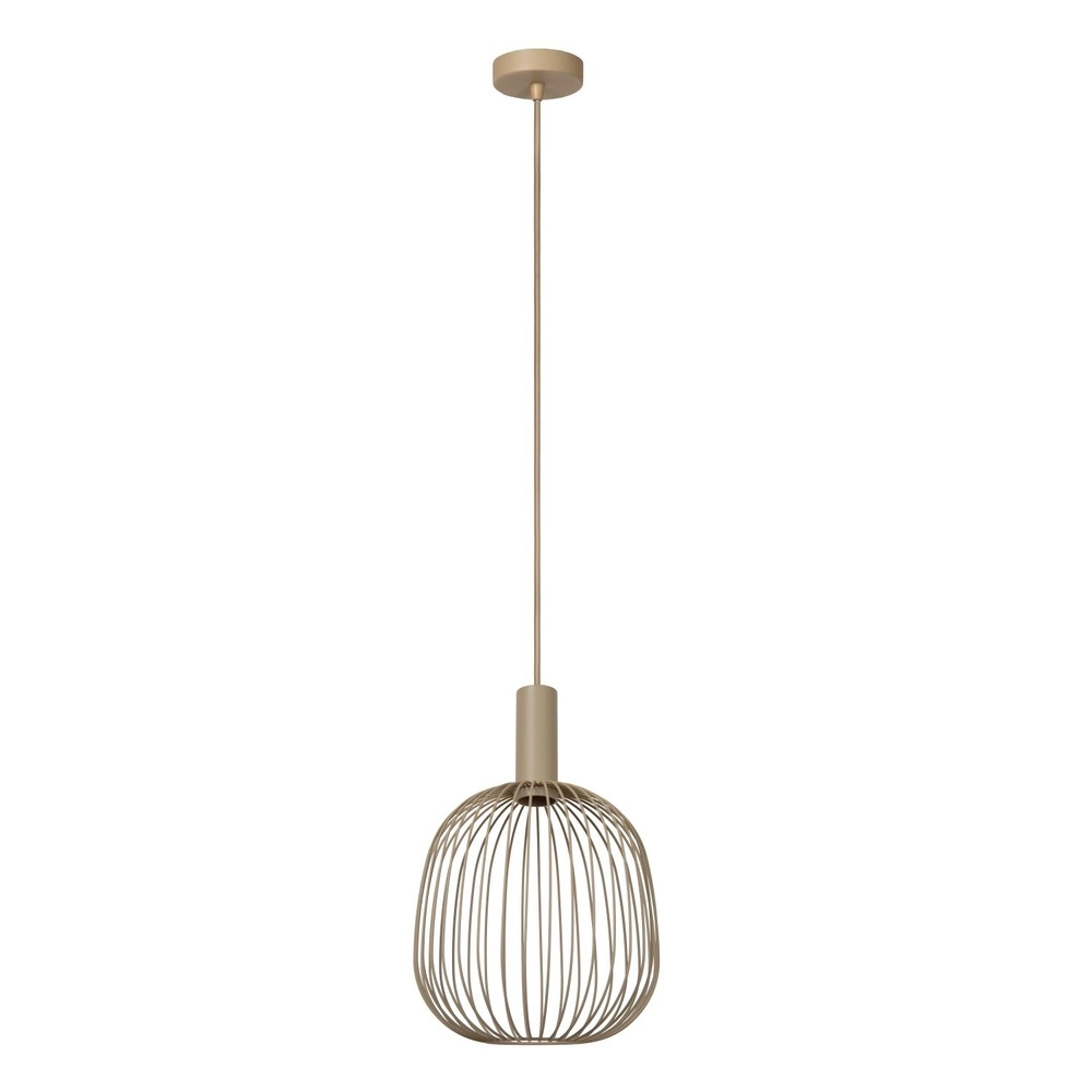 Pendellampe Ø 25 cm Esterel sandbrauner Mini GU10