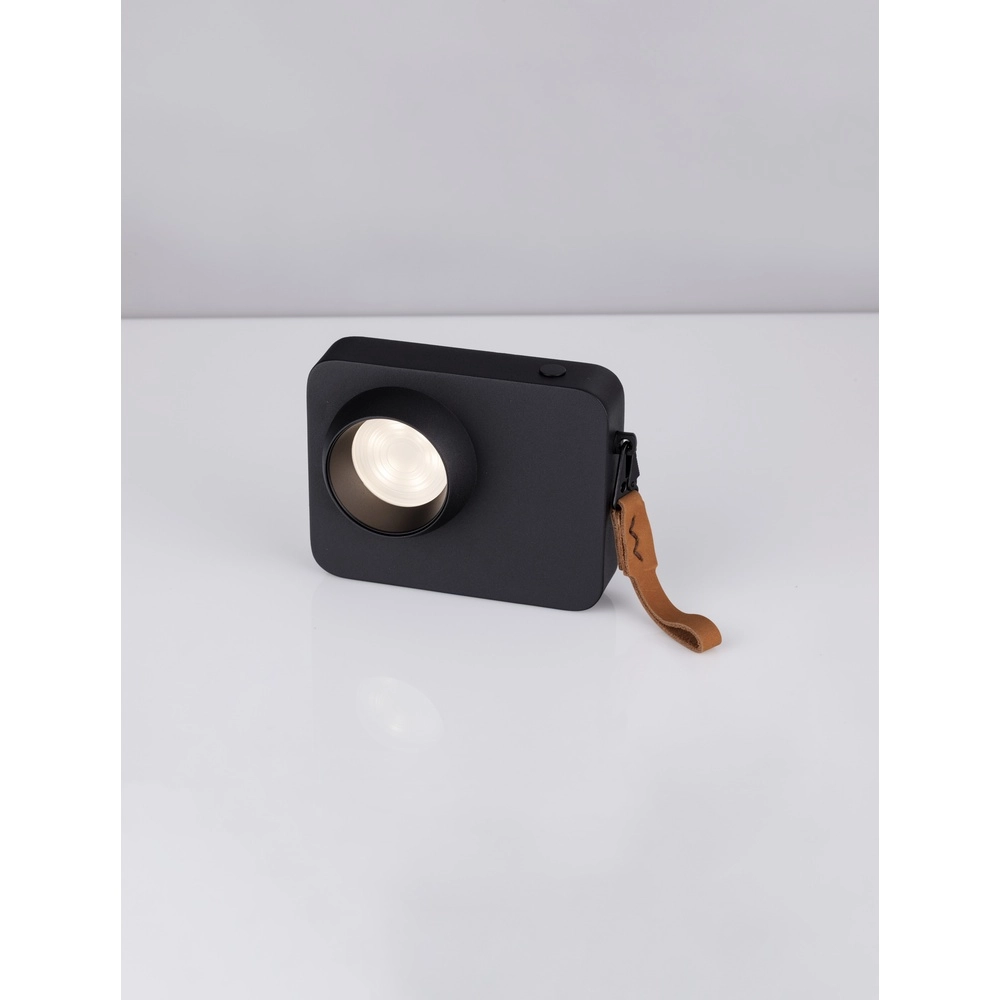 Wiederaufladbare Tischleuchte Kedros schwarz Lyora 5212017464095